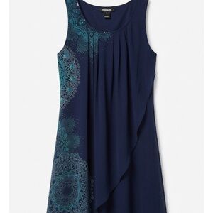 Desigual Women's Deep Blue Patterned dress